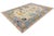 Contemporary Hand-Knotted Oushak Style Wool Rug in Ivory, Soft Blue, & Pastel For Sale - Image 12 of 12