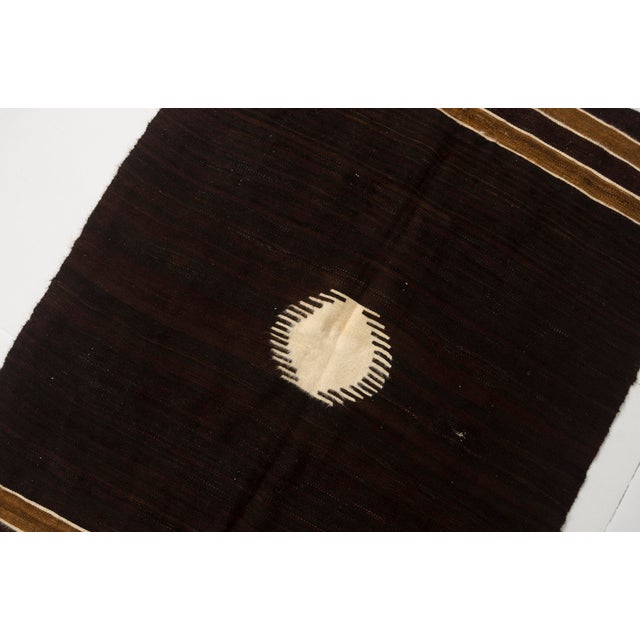 Turkish Wool Angora Wool Kilim For Sale - Image 9 of 10
