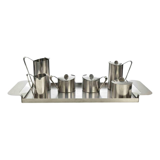 Vintage Tea Service by Gio Ponti for Fratelli Calderoni, Italy, 1950s For Sale