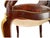 French Francois Linke Style Ormolu and Wood Leather Armchair For Sale - Image 14 of 18