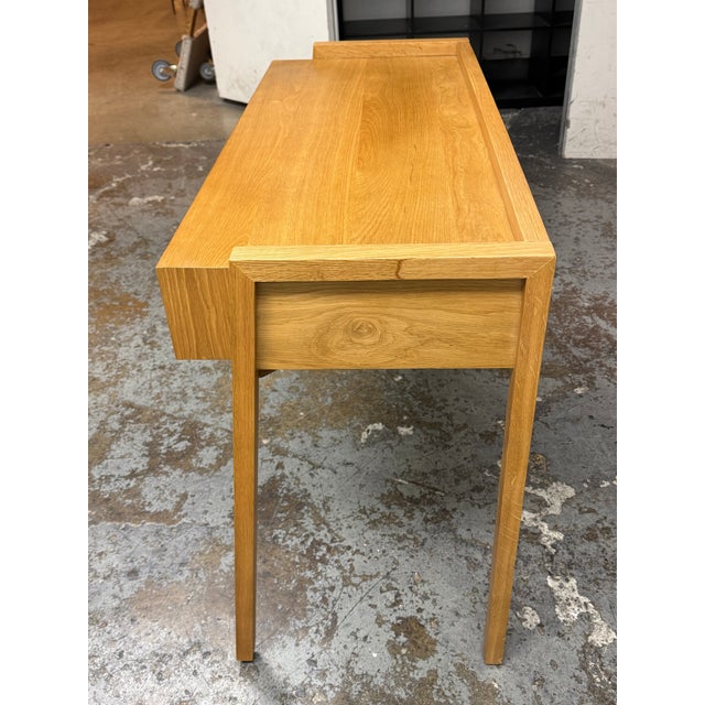 Wood Article Fantol Desk, Natural Oak For Sale - Image 7 of 12