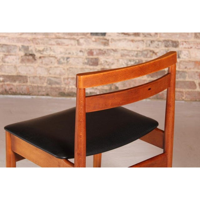 Mid-Century Teak Chairs, 1970s, Set of 4 For Sale - Image 9 of 11