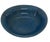Late 20th Century Contemporary Ceramic Pottery Oblong Blue Black Bowl For Sale - Image 4 of 12