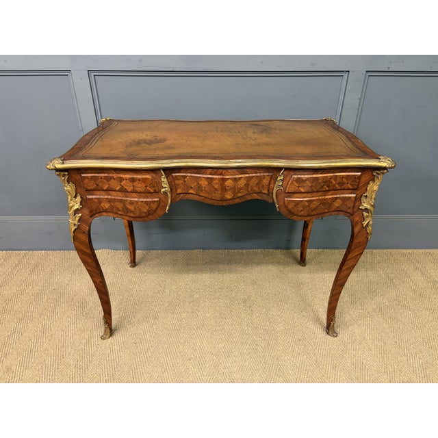 Antique French Parquetry Desk, 1885 For Sale - Image 17 of 18