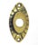 Traditional 1930s Corbin Cast Brass Oval Web Fitzroy Door Knobs For Sale - Image 3 of 6