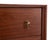 T.H. Robsjohn Gibbings Widdicomb Walnut Five Drawer Chest Klismos Leg Book Matched For Sale - Image 9 of 13