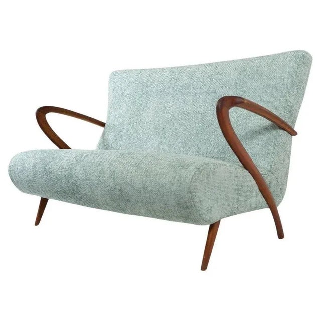 Mid-Century Modern Sofa attributed to Paolo Buffa, Italy, 1950s For Sale - Image 10 of 10