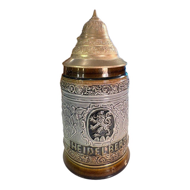 King West Germany Beer Stein Heidelberg 303-W Mug For Sale