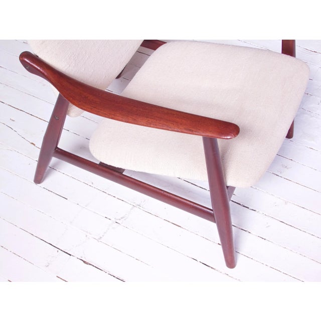 Vintage Arne Hovmand-Olsen for Mogens Kold Teak Lounge Chair-Denmark, 1960s For Sale - Image 9 of 12