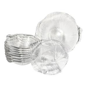Crystal Seashell Serving Bowls- Set of 9