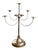 Sculptural Metal 5-Arm Candelabra by Attila Demcsik, Hungary, 1980 For Sale