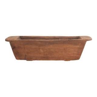 32" Long Rustic Farmhouse Dough Trough For Sale