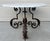 Late 19th Century French Art Nouveau Iron Coffee Table With Italian Carrara Marble Top, Late 19th C. For Sale - Image 5 of 18