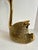 Pair of Mid-Century Brass Figurative Swan Planters Cachepots For Sale - Image 9 of 10