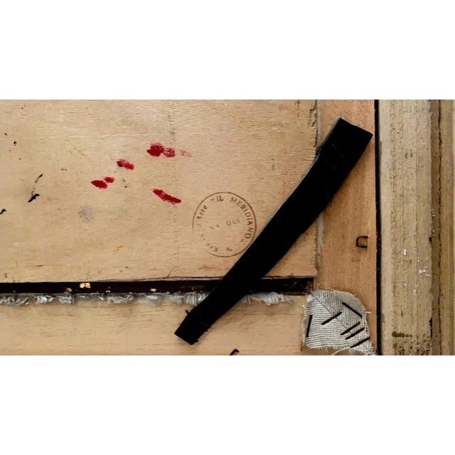 A.Sogliano, Carnival, 1950s, Oil on Tablet For Sale - Image 6 of 7