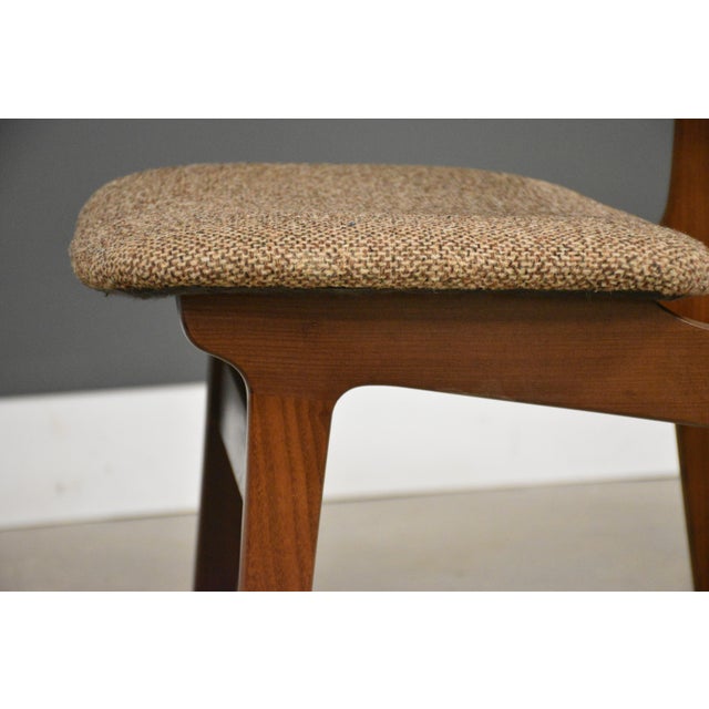 Beige Bruk Sorheim for Sorheim Mill Mid Century Norwegian Teak Dining Chairs - Set of 8 For Sale - Image 8 of 10