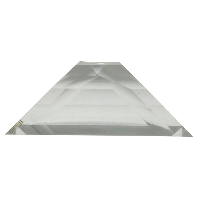 Vintage Italian Pyramid Sculpture, 1970s For Sale - Image 6 of 6