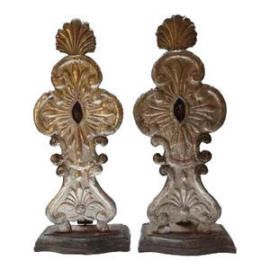 Early 19th Century Indo-Portuguese Silver Reliquaries - A Pair
