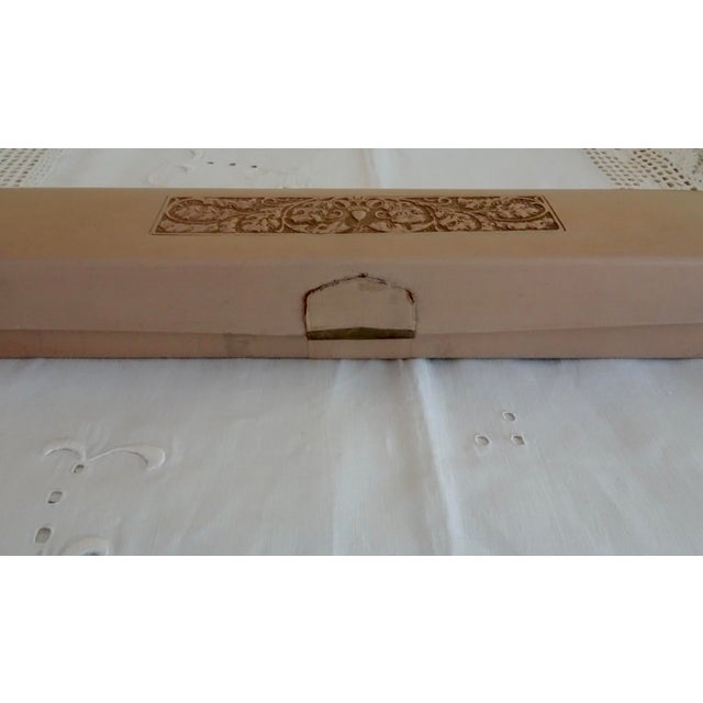 Metal Mid-Century Stainless Steel Carving Set With Box For Sale - Image 7 of 8