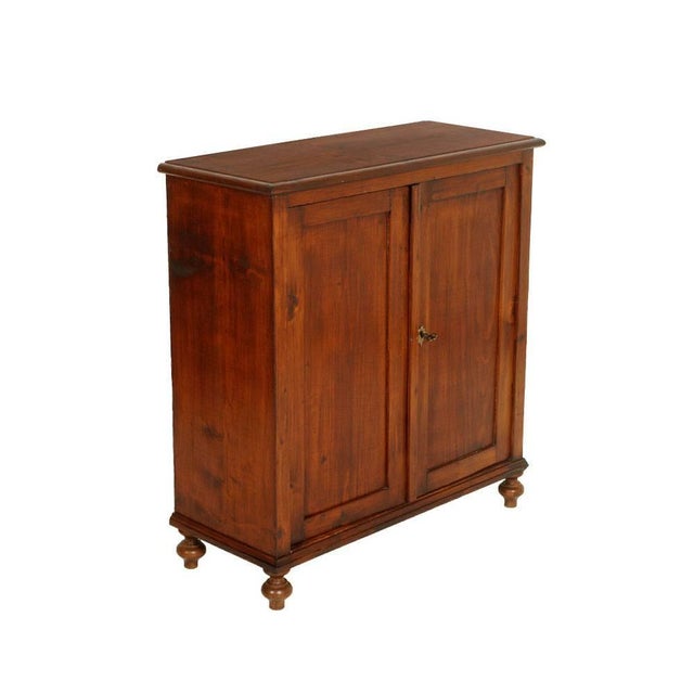 Brown 19th Century Pine Country Display Cabinet For Sale - Image 8 of 9