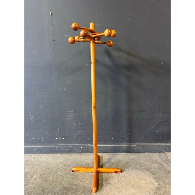 1970’s Scandinavian Pine Coat Rack by Rainer Daumiller For Sale - Image 4 of 4