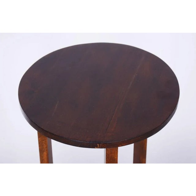 Art Deco Pedestal in Oak, 1920s For Sale - Image 3 of 8