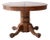 Antique Round Oak Dining Table For Sale