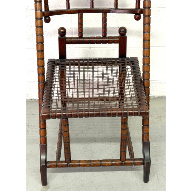Brown George J. Hunzinger American Aesthetic Movement Side Chair, Circa 1880–1895 For Sale - Image 8 of 15