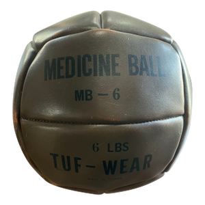 Antique Leather Medicine Ball