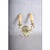 Vintage French Brass and Crystal Wall Sconces, 1940s, Set of 2 For Sale - Image 9 of 11