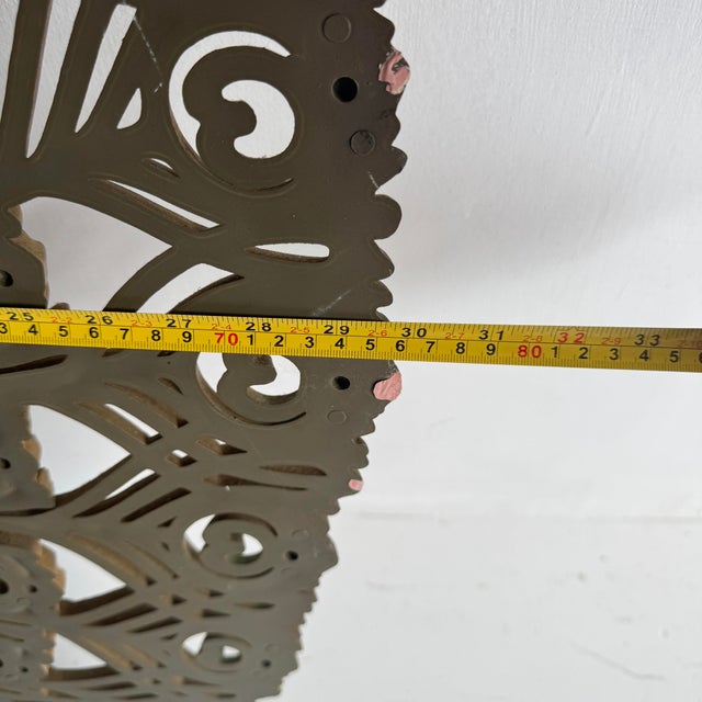 Mid-Century Modern Vintage Burwood Peacock Wall Decor For Sale - Image 3 of 8