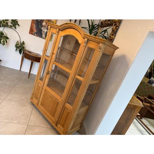 Rustic Farmhouse Display Cabinet For Sale - Image 11 of 17