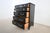 Metal French Louis XVI Style Black Lacquered Highboy With Brass Hardware | Newly Refinished For Sale - Image 7 of 18