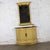 Mid to Late 20th Century Neoclassic Revival Blonde Oak Demilune Cabinet or Console and Mirror For Sale - Image 18 of 18