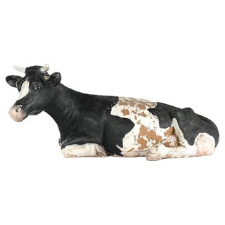 Fiber Cow Sculpture For Sale