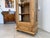 Brown Rustic Display Cabinet with Glass For Sale - Image 8 of 12