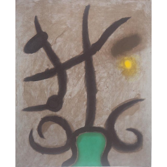After Joan Miro, Seated Woman, 1965, Lithograph For Sale - Image 5 of 5