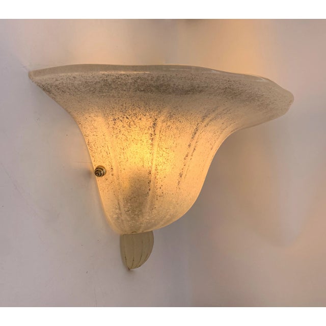 1970s Large Murano Glass Sconce from Seguso, 1970s For Sale - Image 5 of 6
