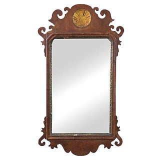 19th C. Federal Style Mahogany Mirror For Sale