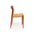 Vintage Niels Otto Møller Model 77 & 57 Teak Dining Chairs With Danish Papercord For Sale - Image 9 of 14