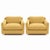 Mid-Century Modern Mid-Century Modern Lounge Chairs Walnut Base Chenille Fabric - Set of 2 For Sale - Image 3 of 4