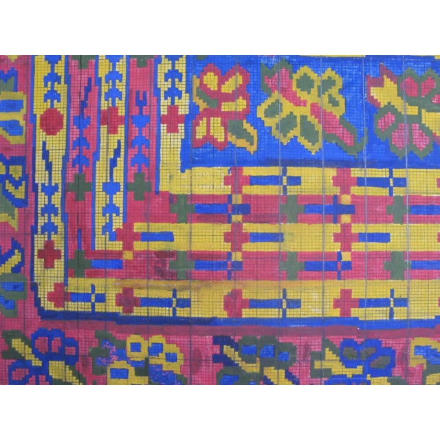 Tribal Antique Jacquard Design on Paper For Sale - Image 3 of 7