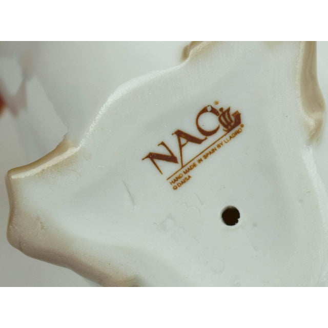 White Vintage Handcrafted Nao by Lladro Porcelain Duck and Goose Figurines - Set of 2 For Sale - Image 8 of 9