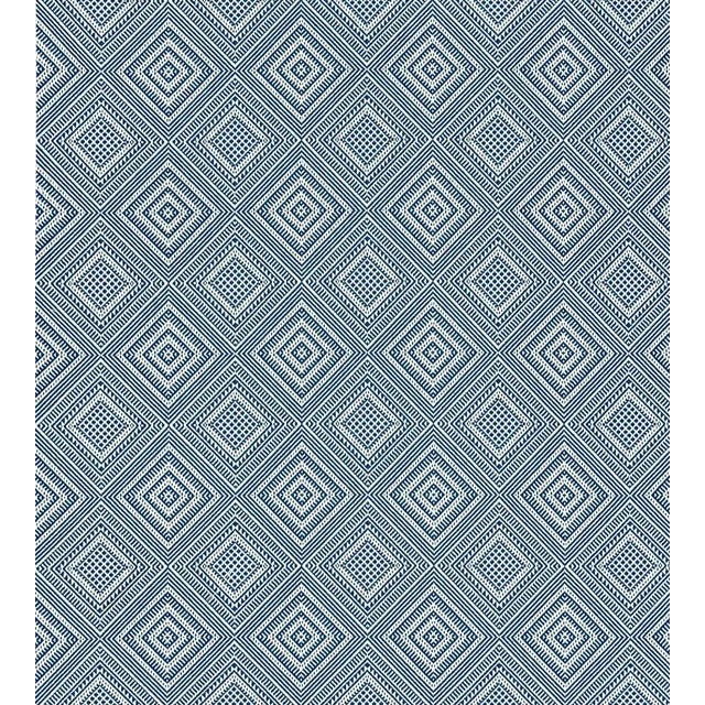 Sample - The House of Scalamandré Antigua Weave Fabric, Indigo For Sale