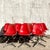 Mid-Century Modern Herman Miller Molded Fiberglass Red Shell Chair - Set of 12 For Sale - Image 3 of 10