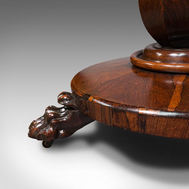 Antique Folding Card Table, Rosewood, Games, Bridge, Newly Restored, Victorian For Sale - Image 12 of 12