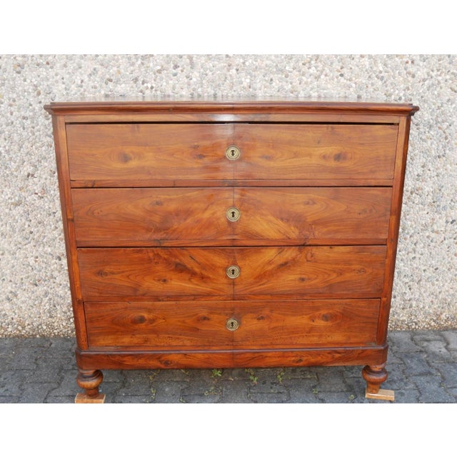 Antique Walnut Chest of Drawers. 1900s For Sale - Image 18 of 18