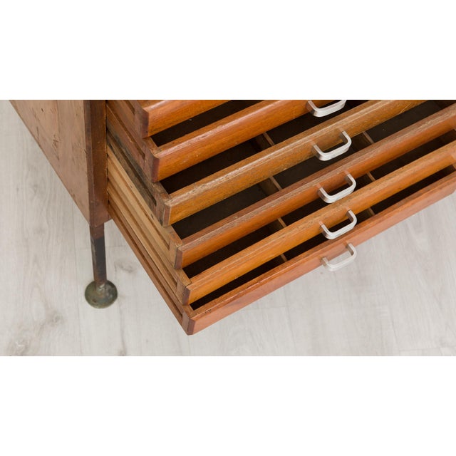 1960s Mid-Century Modern Oak Haberdashery Counters, 1960s, Set of 2 For Sale - Image 5 of 8