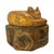 Vintage Hand Carved Sleeping Fox/Cat Log Sculpture For Sale - Image 10 of 11