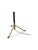 Mid-Century Modern 1970s Pie De Salon G2 Style Leather & Brass Tripod Floor Lamp For Sale - Image 3 of 4